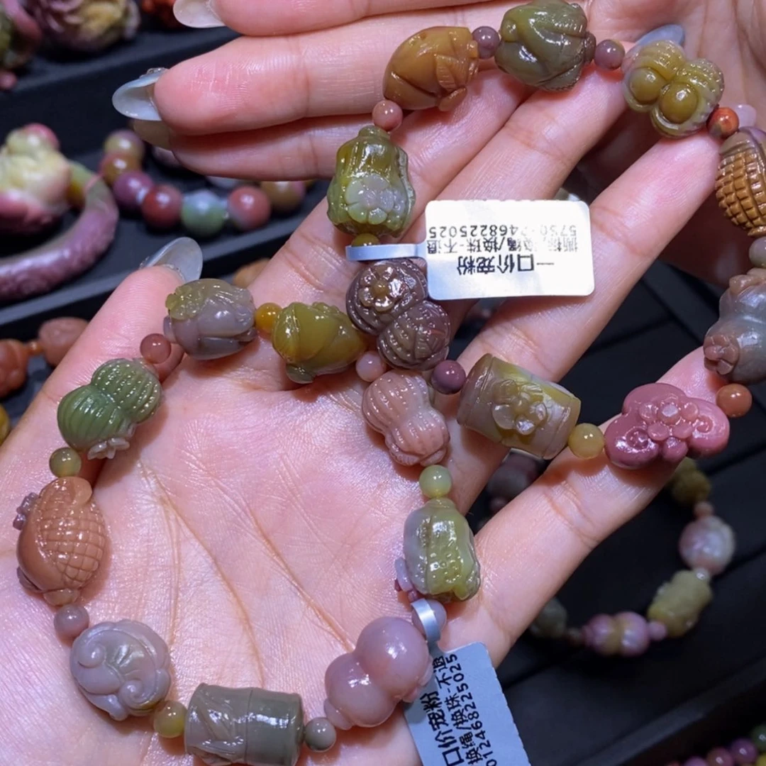 【闪购商品】玛瑙/玉髓手串未镶嵌南*南盐源玛瑙