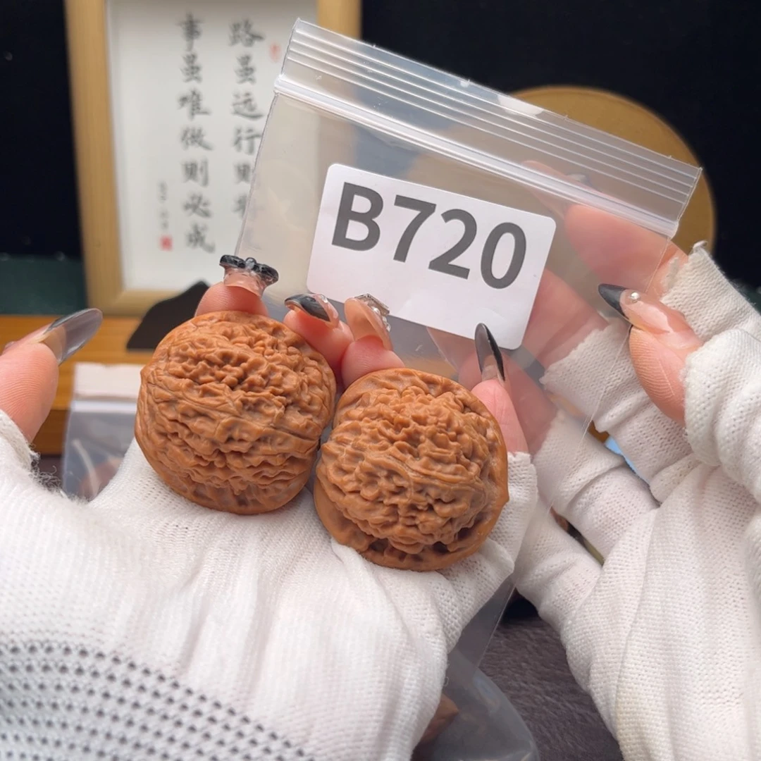把件文玩核桃40莲花b720