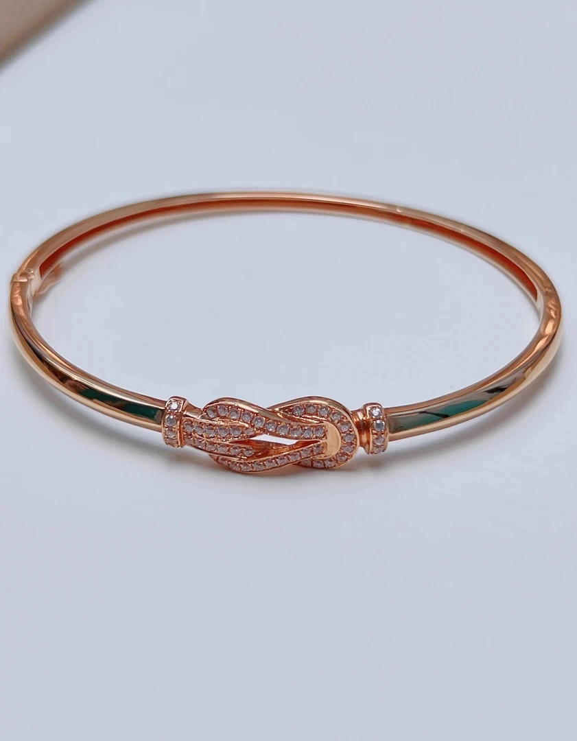 18k金马蹄手镯58#