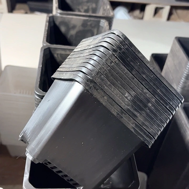 120黑方盆11公分30个