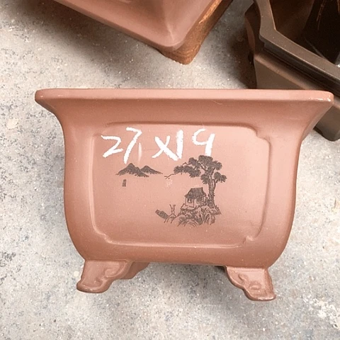 紫砂花盆手工制作