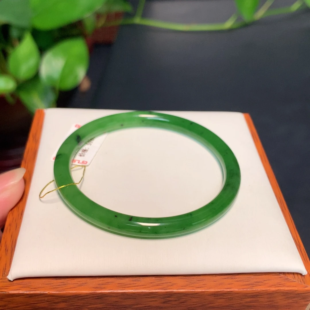 和田玉手镯未镶嵌55