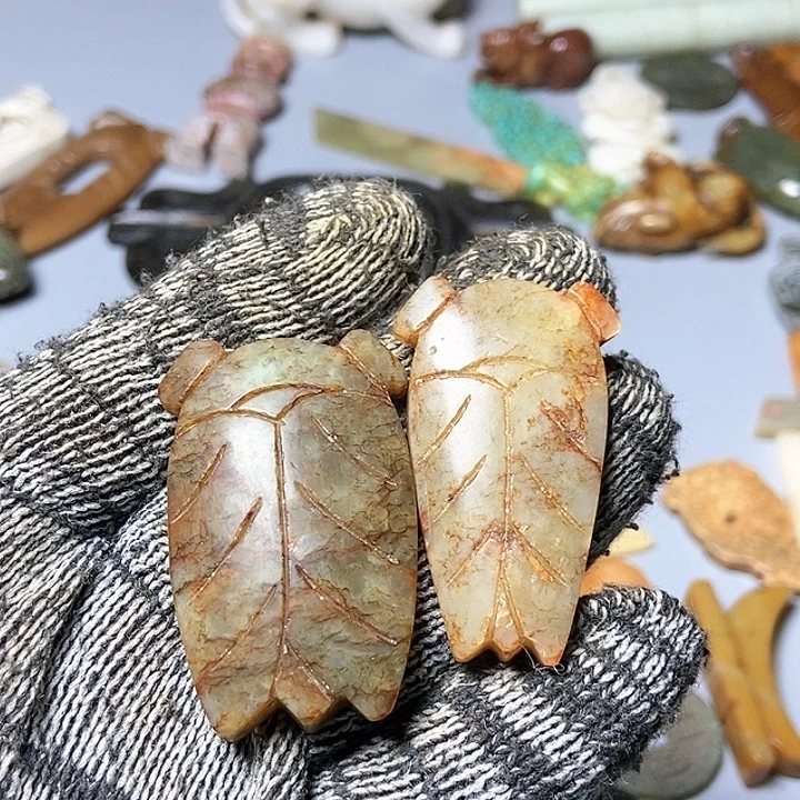 和田玉未镶嵌颈饰217