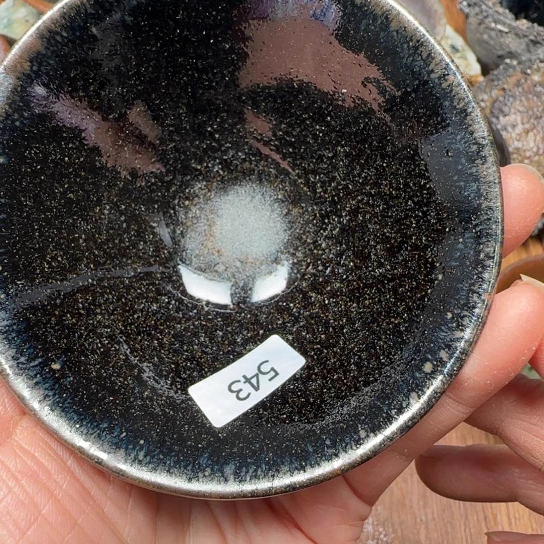 柴烧建盏茶盏茶杯543