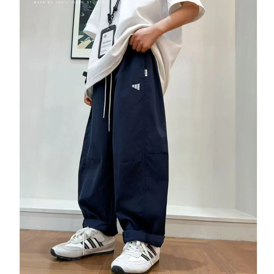 502960童装男童休闲长裤 2025春季儿童潮酷洋气休闲速干宝宝长裤