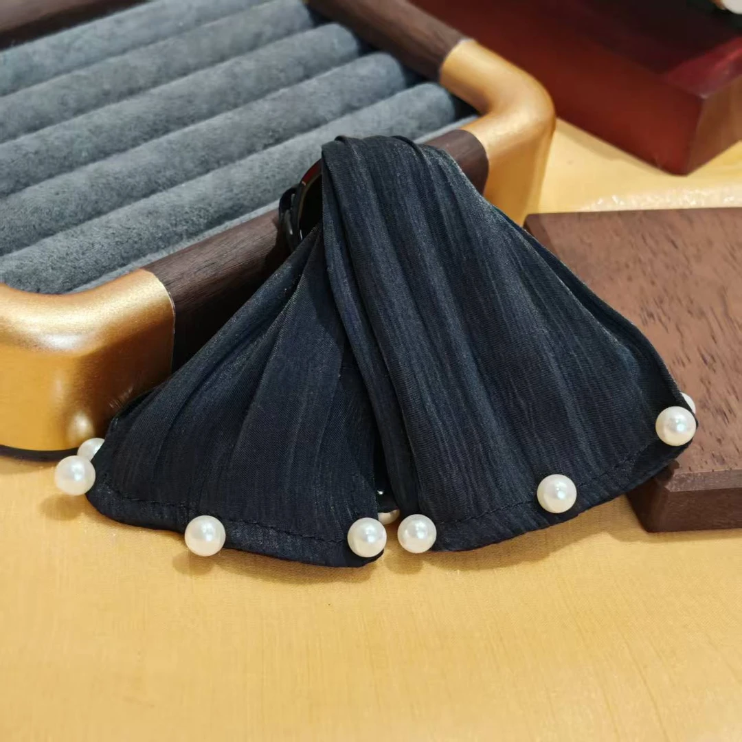 芙奈琪0035110韩版简约珍珠抓夹气质