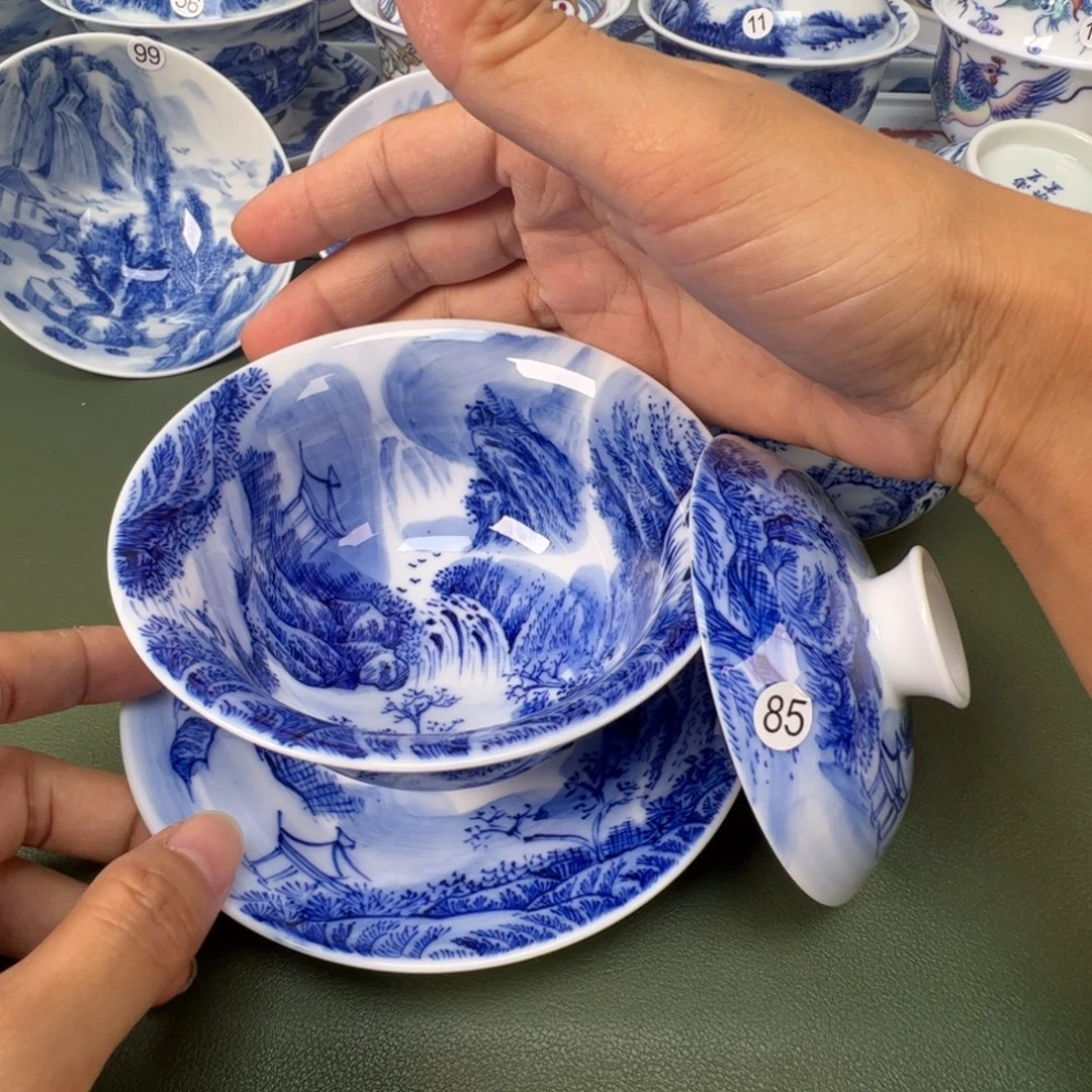 景德镇纯手工纯手绘茶具木木85
