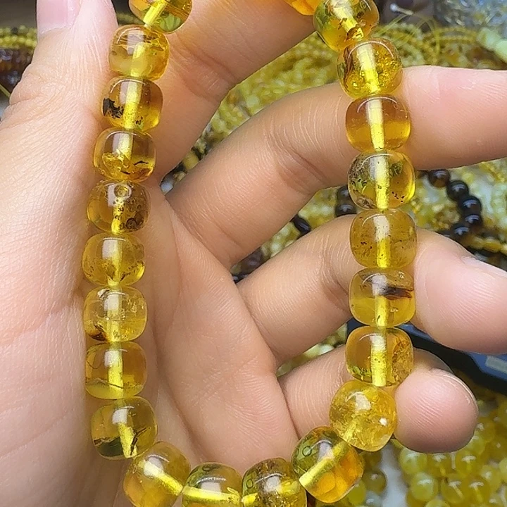 琥珀未镶嵌珠宝奇石