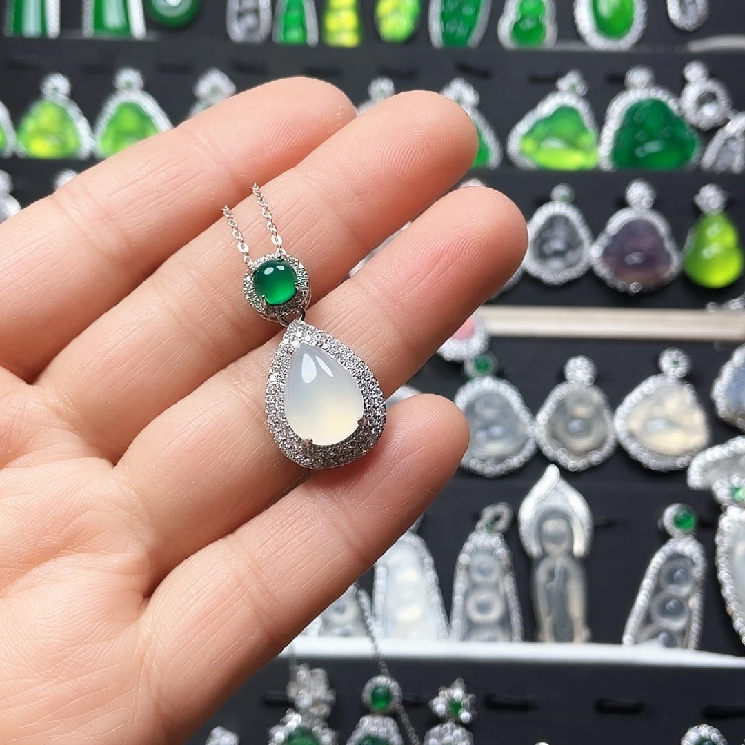 玛瑙/玉髓颈饰合金