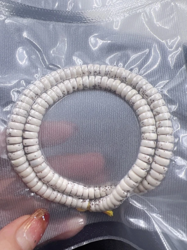 星月菩提原生态半臂留白药片长链尺寸7/3高油高密易变色