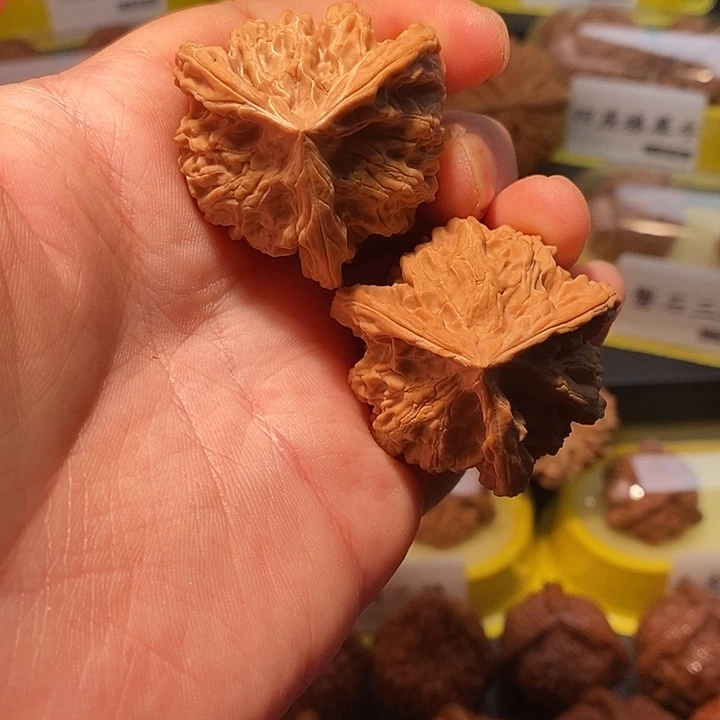 把件文玩核桃42盘山三棱