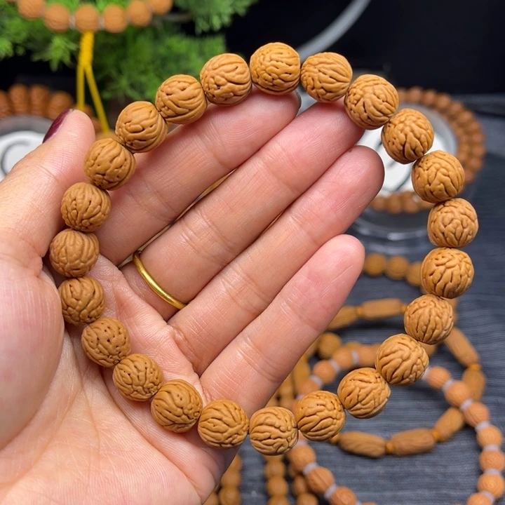 手串桃核小脑纹单圈
