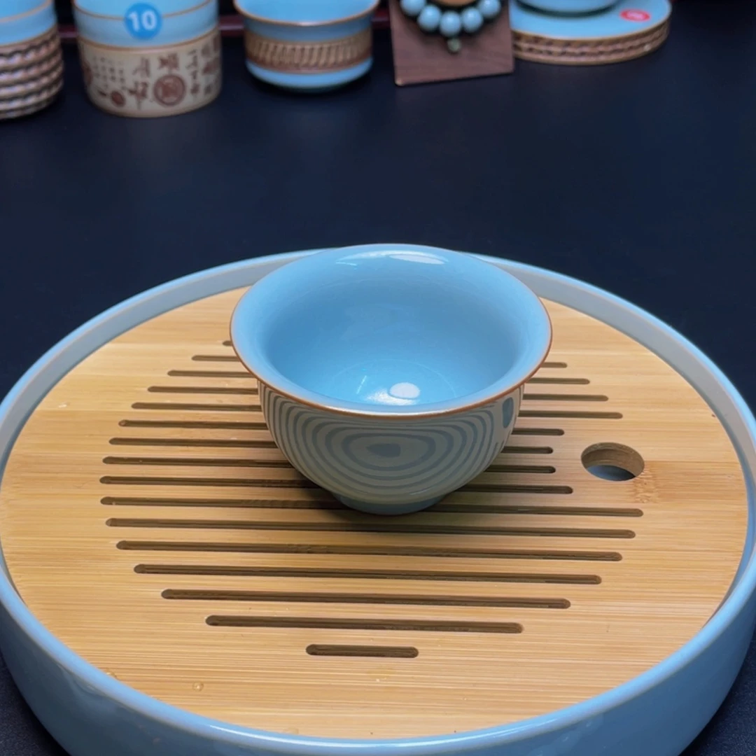 【闪购商品】河南御盏汝瓷厂，茶器，摆件，手珠