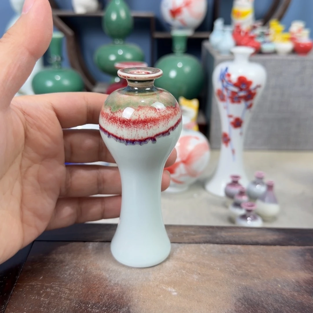 陶瓷手工小花器摆件