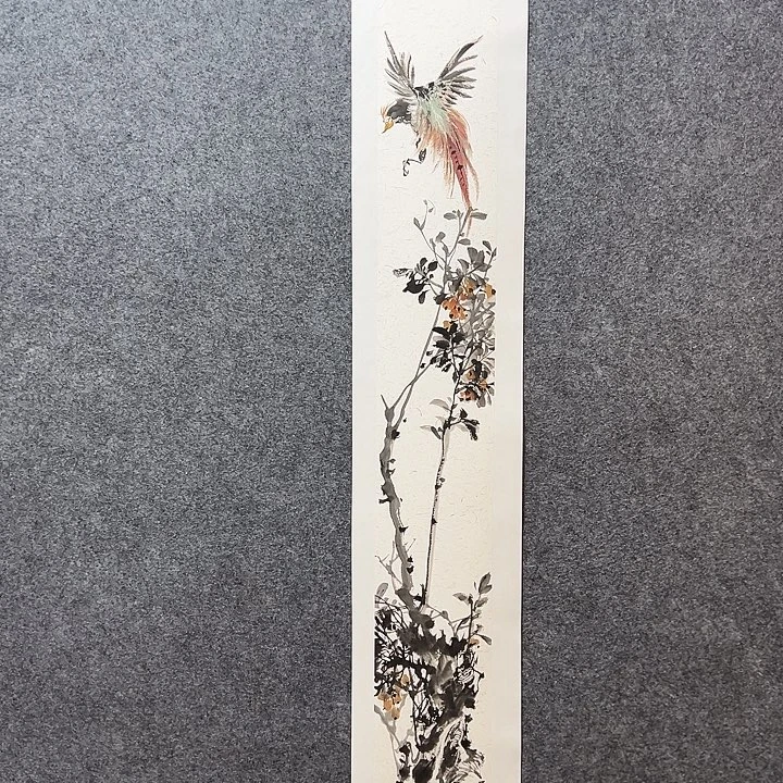 国画知鱼之乐纯手绘