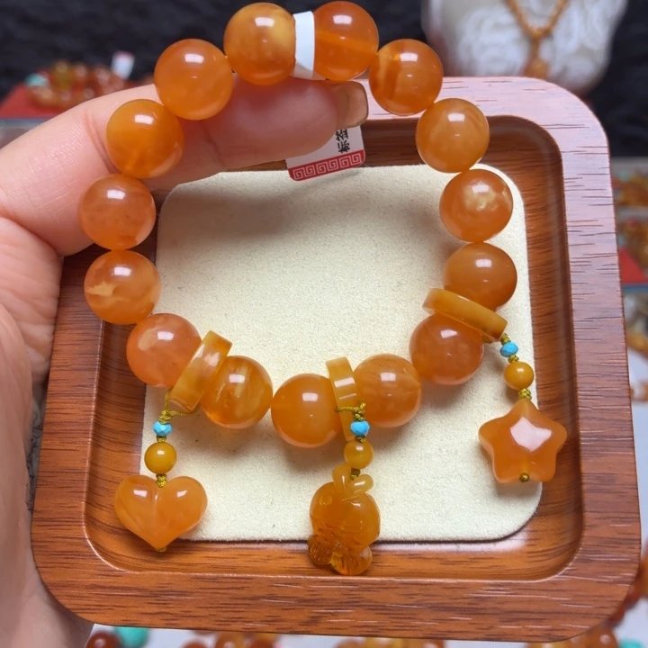 蜜蜡未镶嵌手链手串