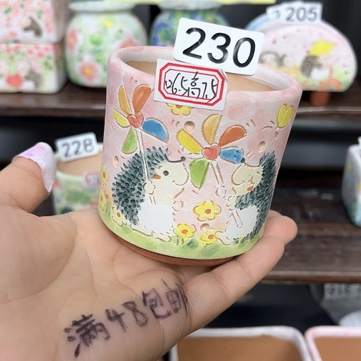手工制作多肉花盆