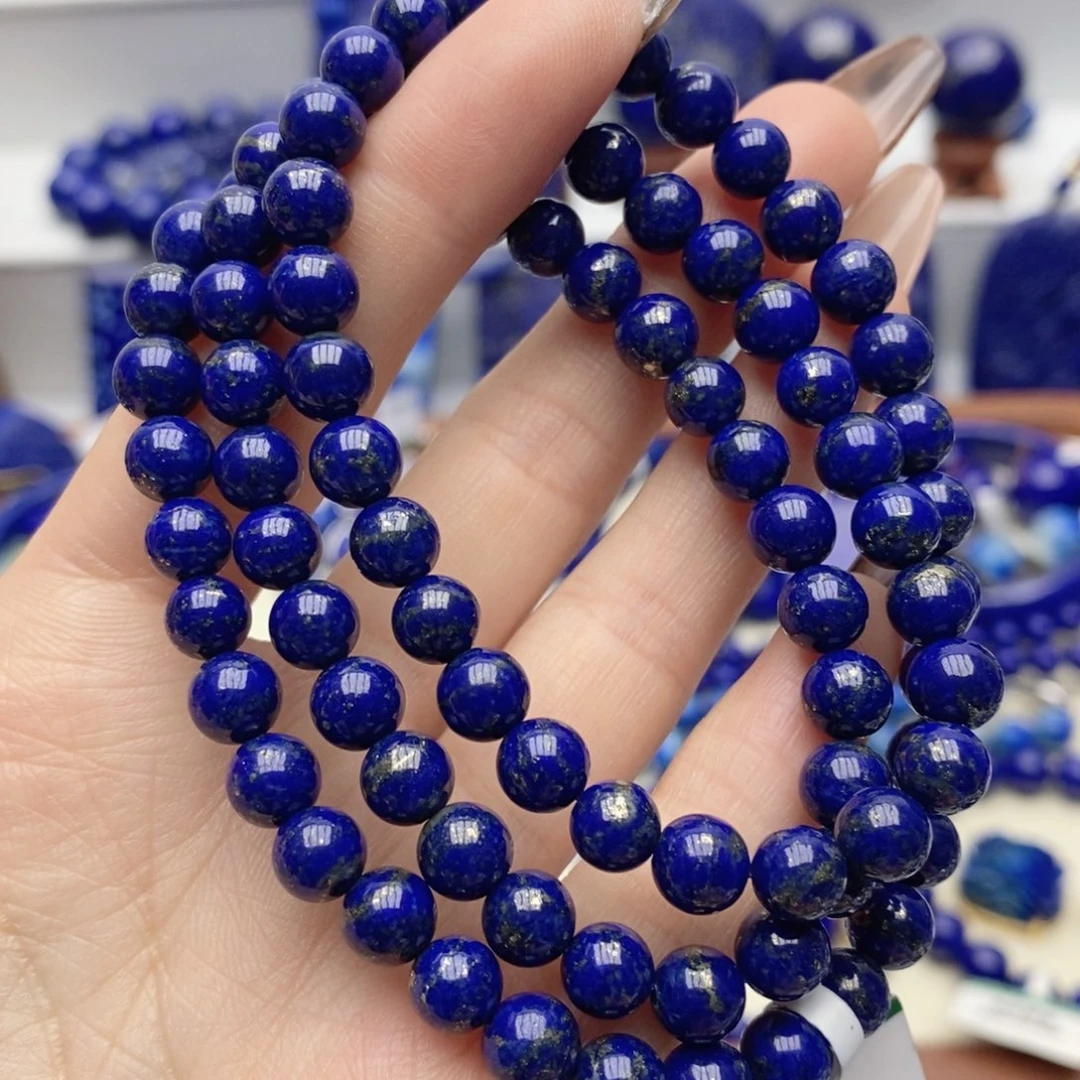 青金石未镶嵌手链6.6mm