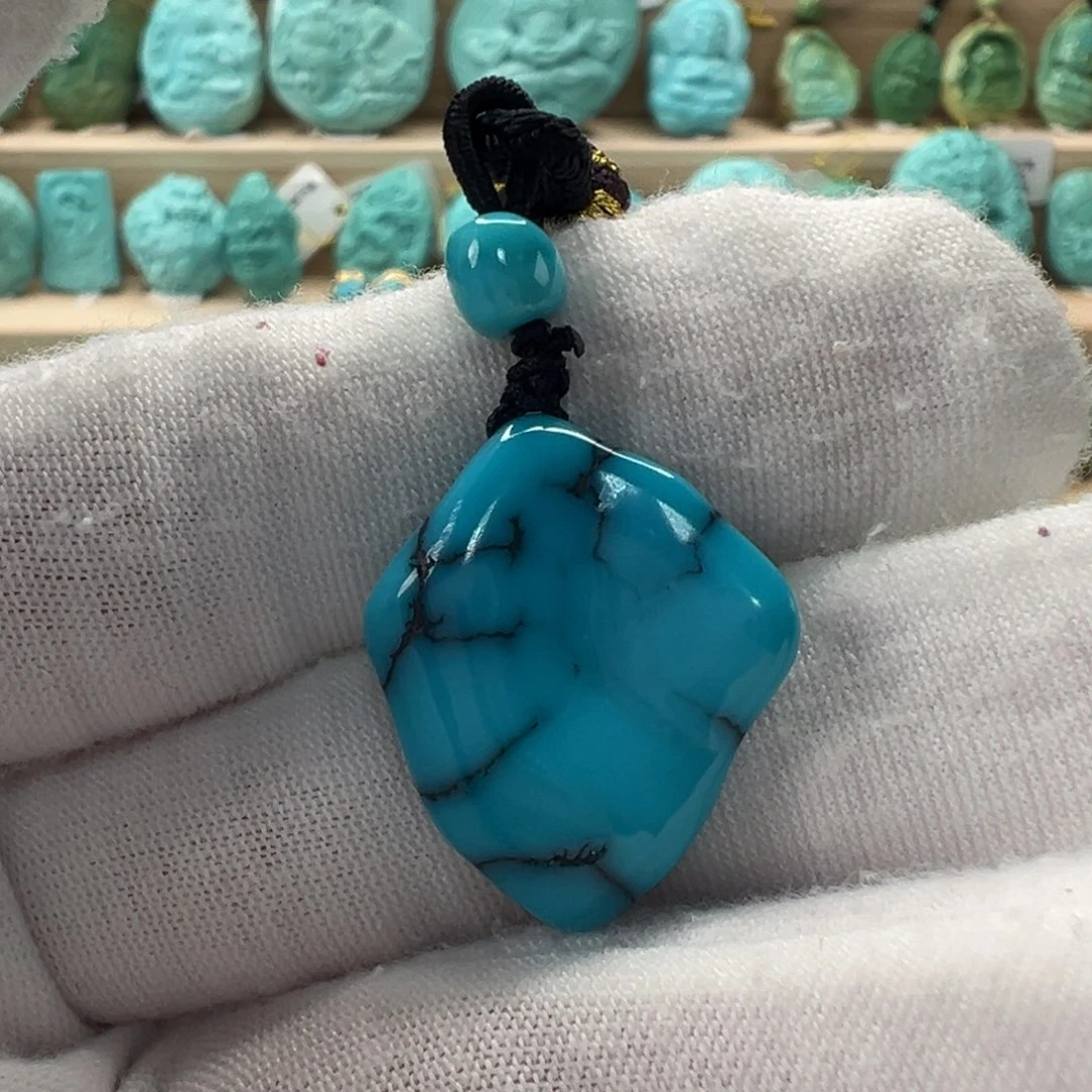 未镶嵌绿松石随形19.4mm