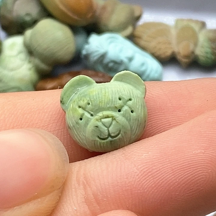 未镶嵌配饰南红玛瑙豆***心