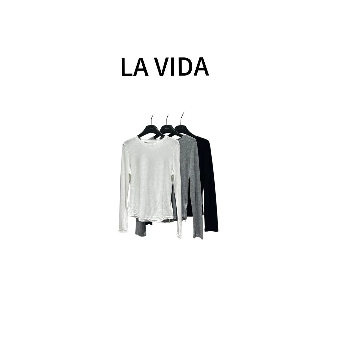 -LA VIDA - 【慵懒随性】三色休闲长袖