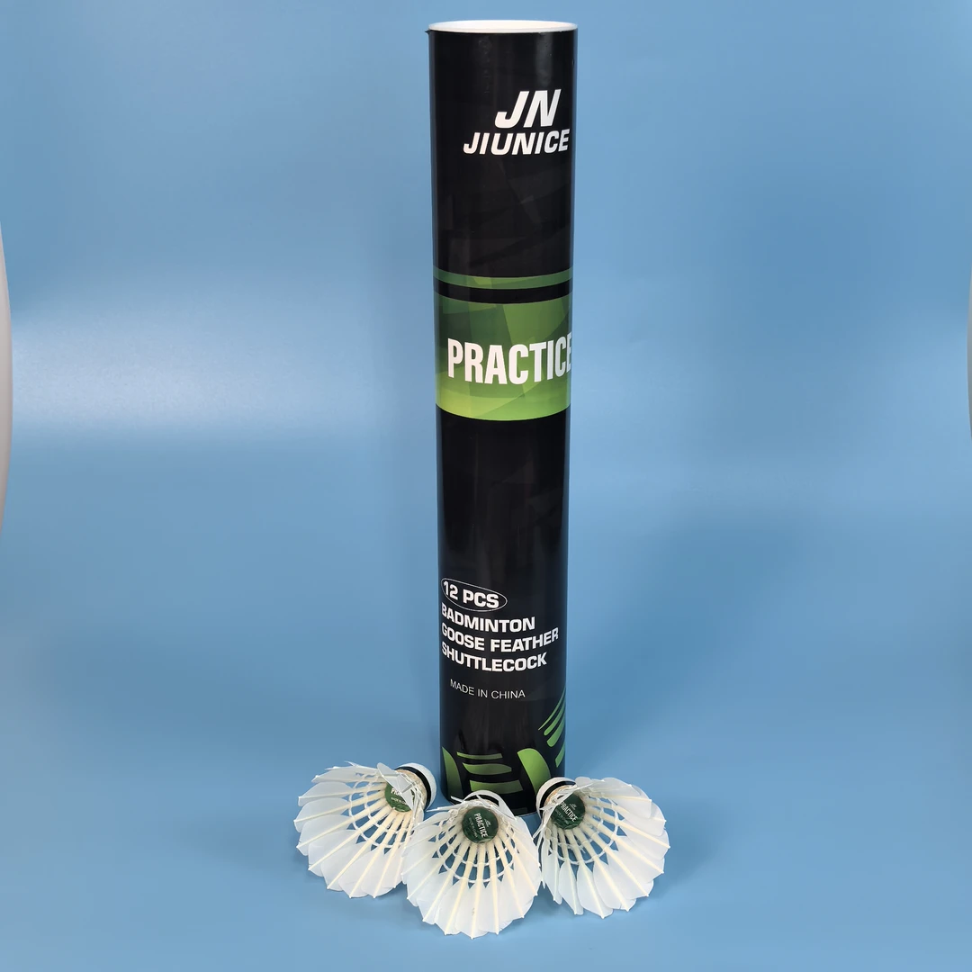 JIUNICE久耐思 PRACTICE 鹅拉直中粗 羽毛球 二拼球头