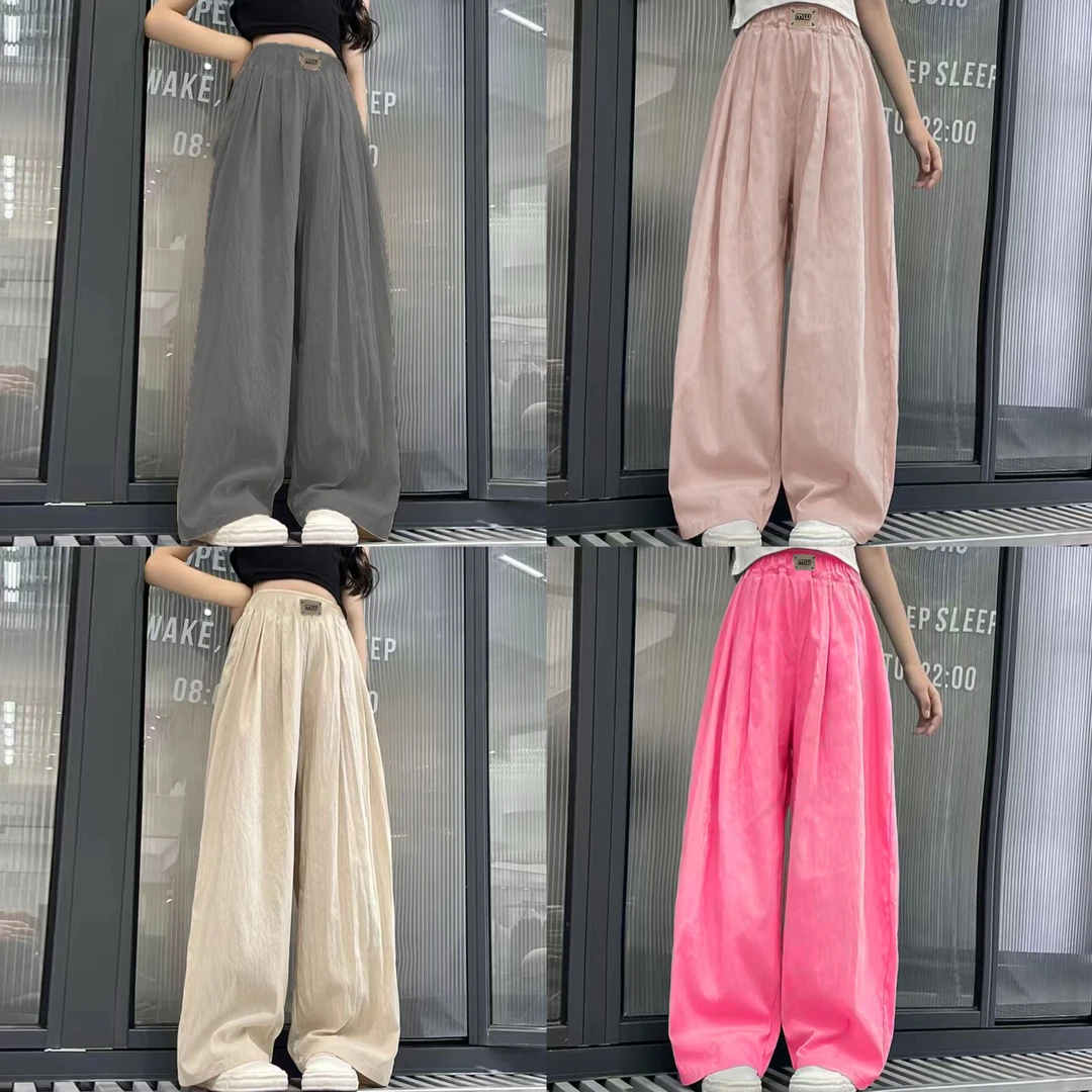 2025夏季新款防蚊裤女童中大童洋气宽松甜美休闲裤