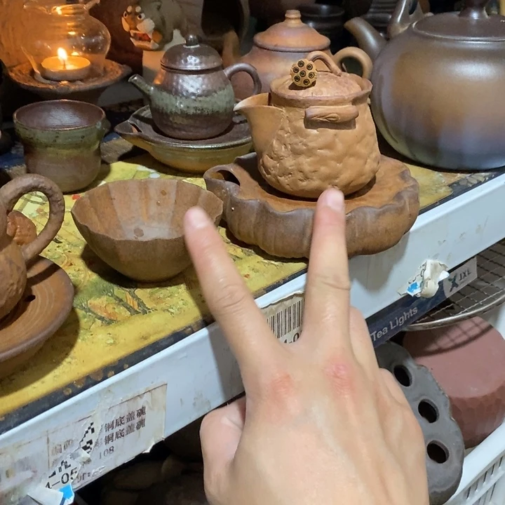 瓷片荷花的一种色彩和颜色一样了