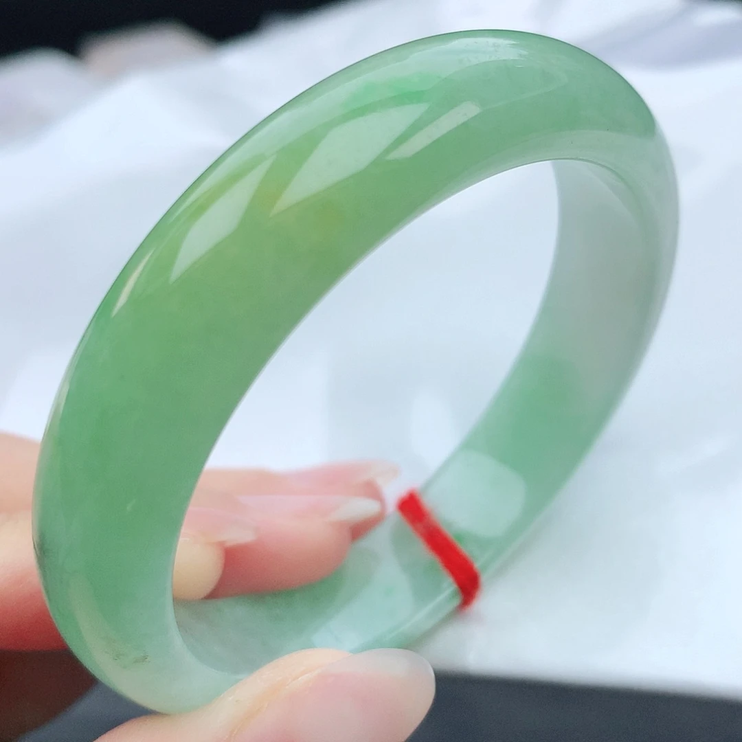 翡翠手镯未镶嵌53圈口882635