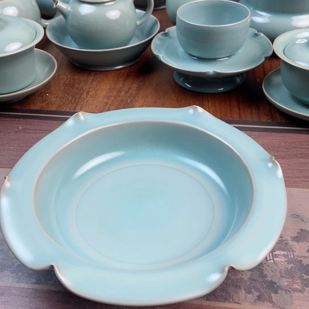 摆件原产地原矿汝瓷～茶器