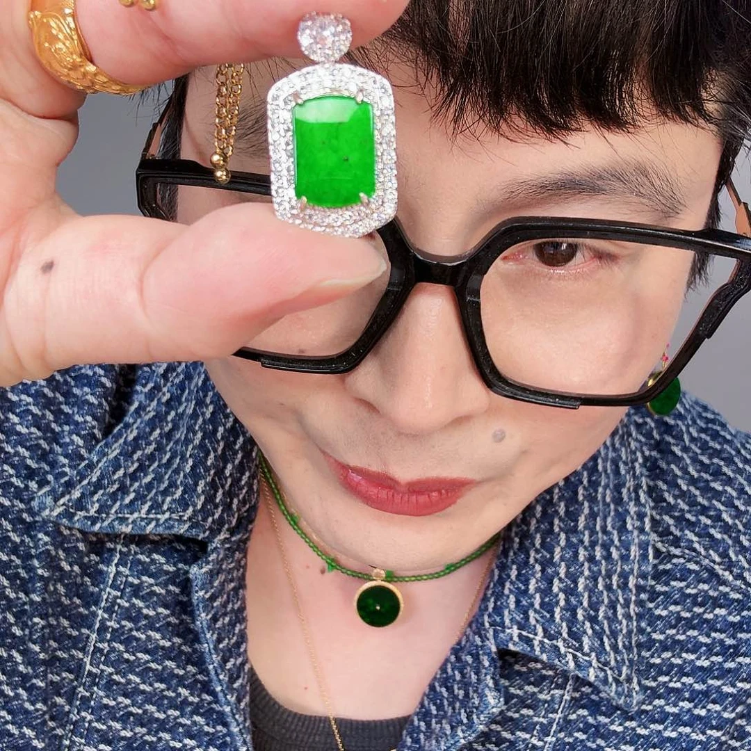 翡翠颈饰未镶嵌一个