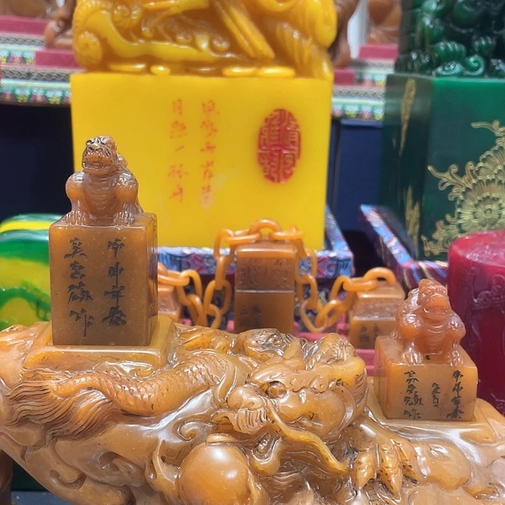 寿山石印石篆刻印章引首章闲章姓名章生日礼物