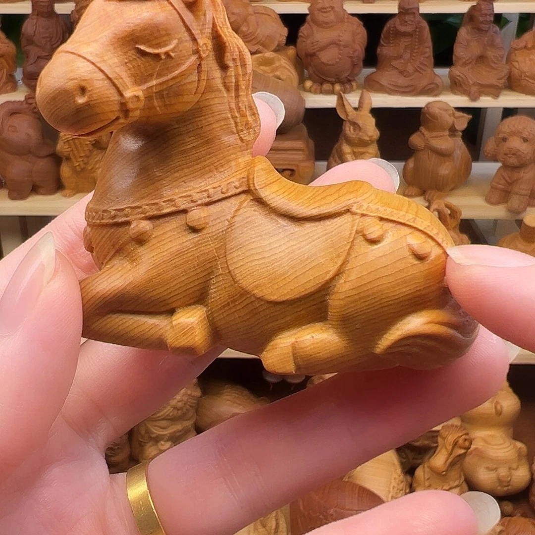 水***心崖柏太行崖柏马手把件