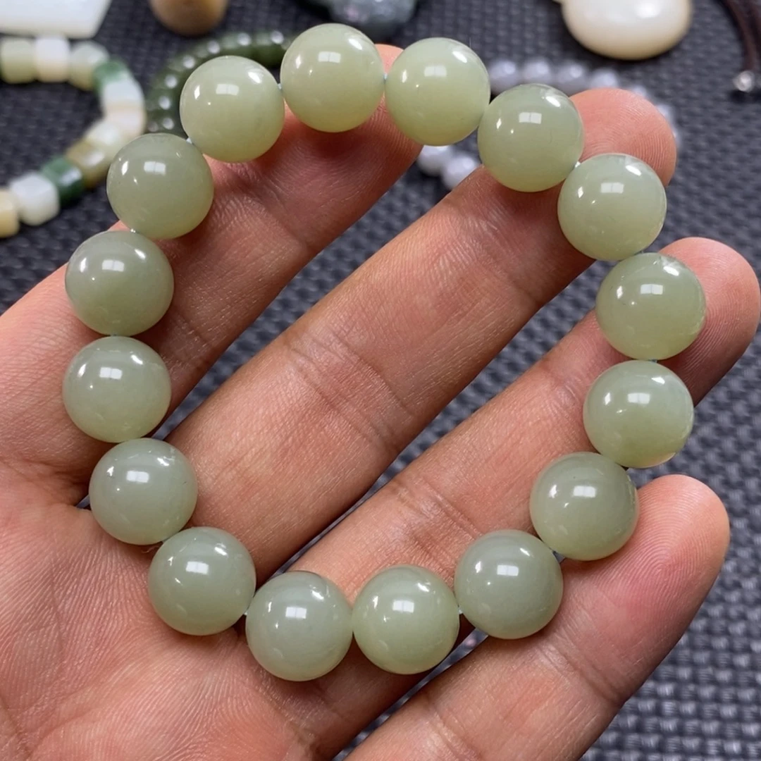 和田玉未镶嵌手链