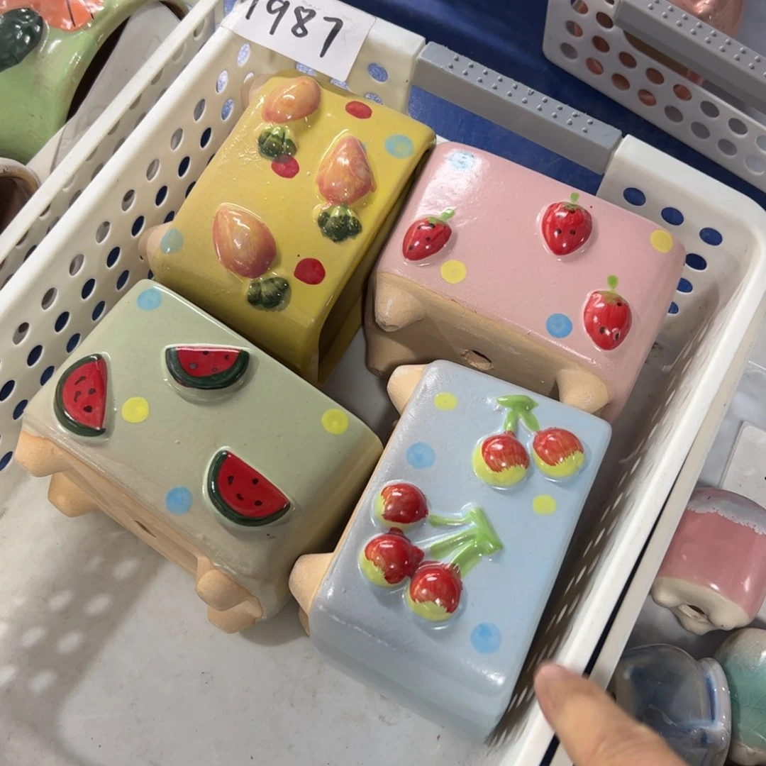 陶瓷陶瓷多肉花盆@@1987