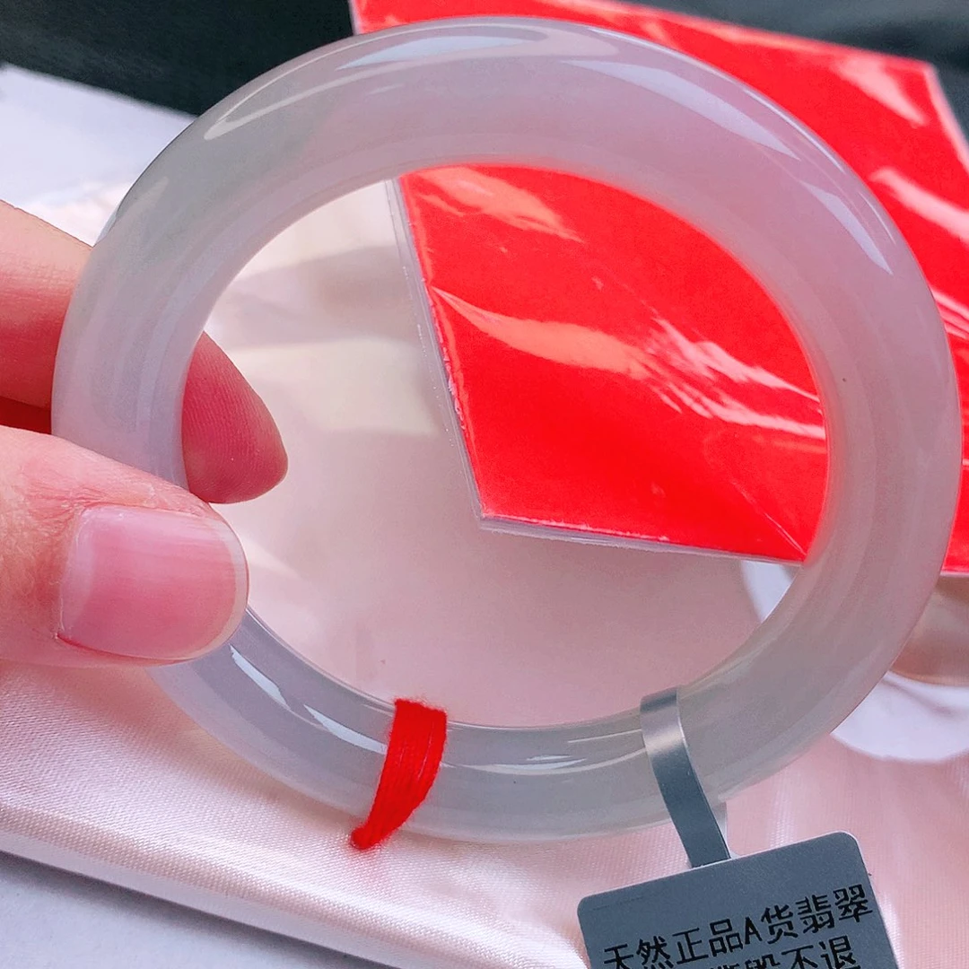 翡翠未镶嵌手镯缅甸天然a货翡翠手镯