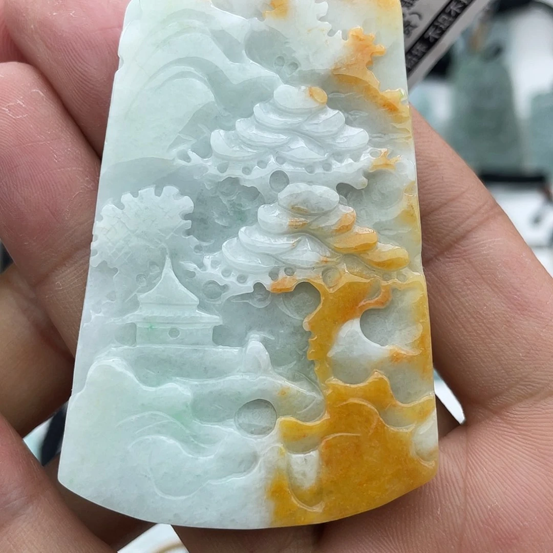 颈饰未镶嵌翡翠翡翠