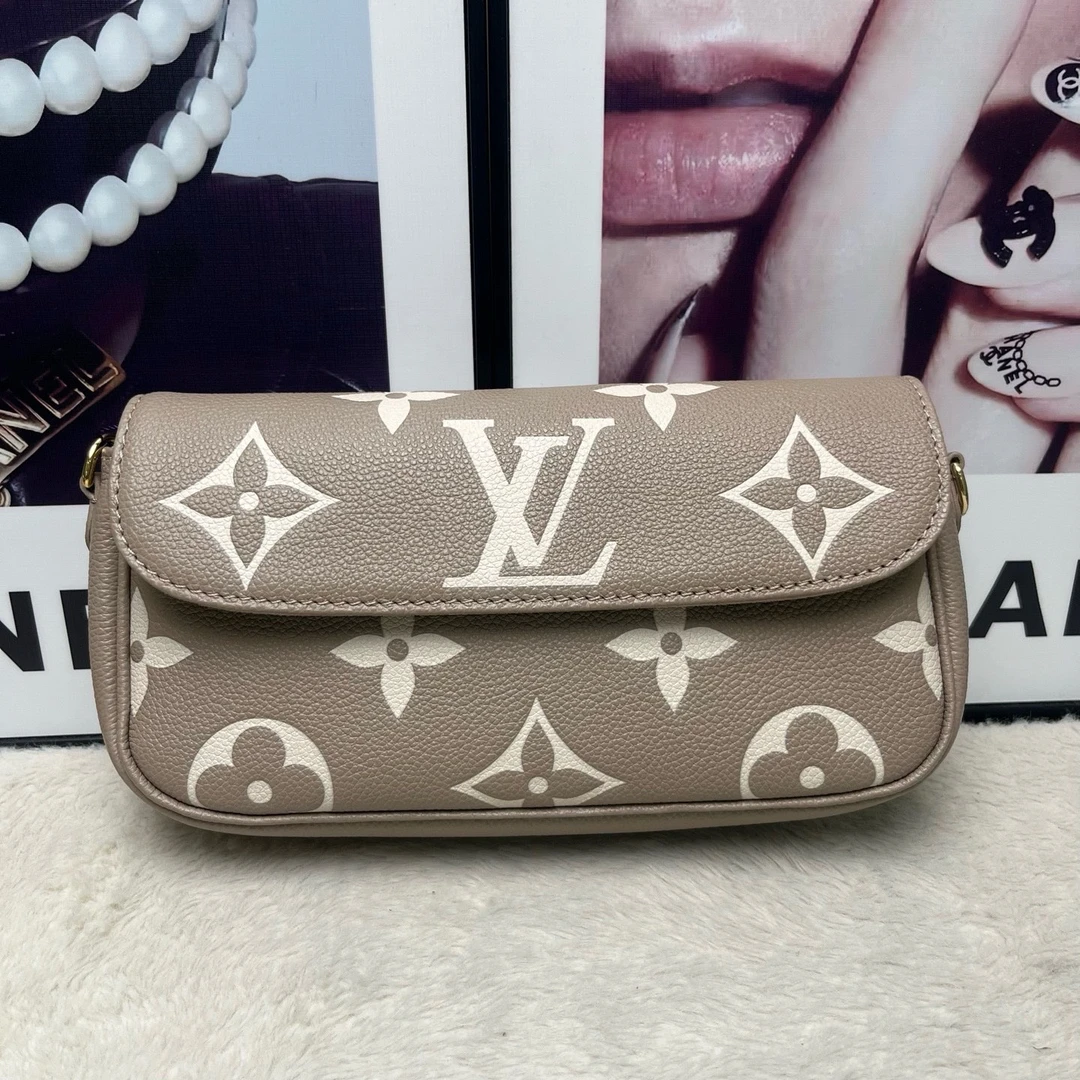 99新 LouisVuitton/路易威登 大象灰ivy单肩包（24年新款）