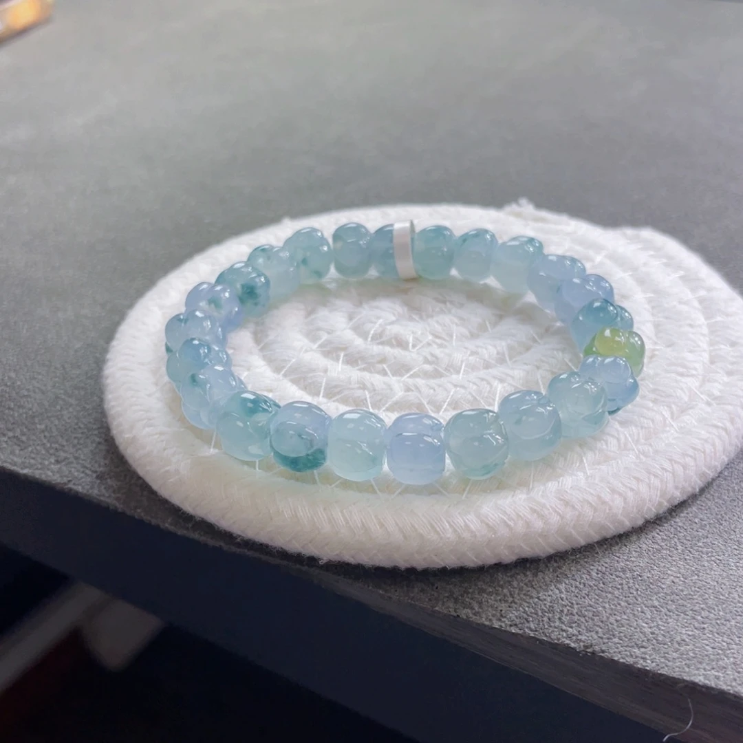 未镶嵌手链翡翠莫奈花园莲花卡10