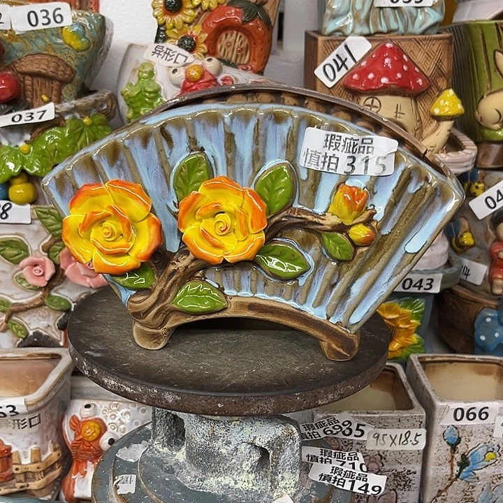 粗陶材质多肉花盆315