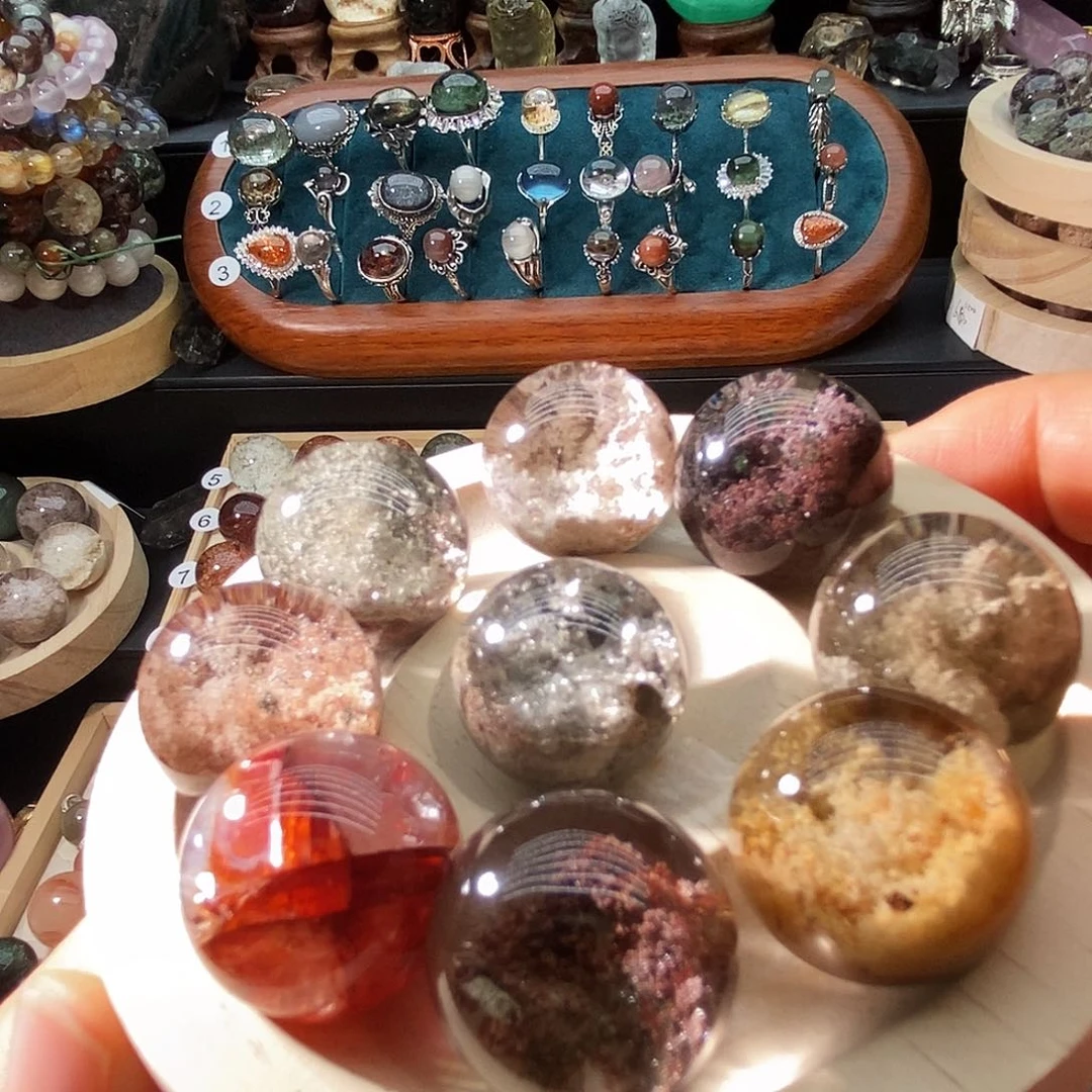 水晶珠宝半成品未镶嵌