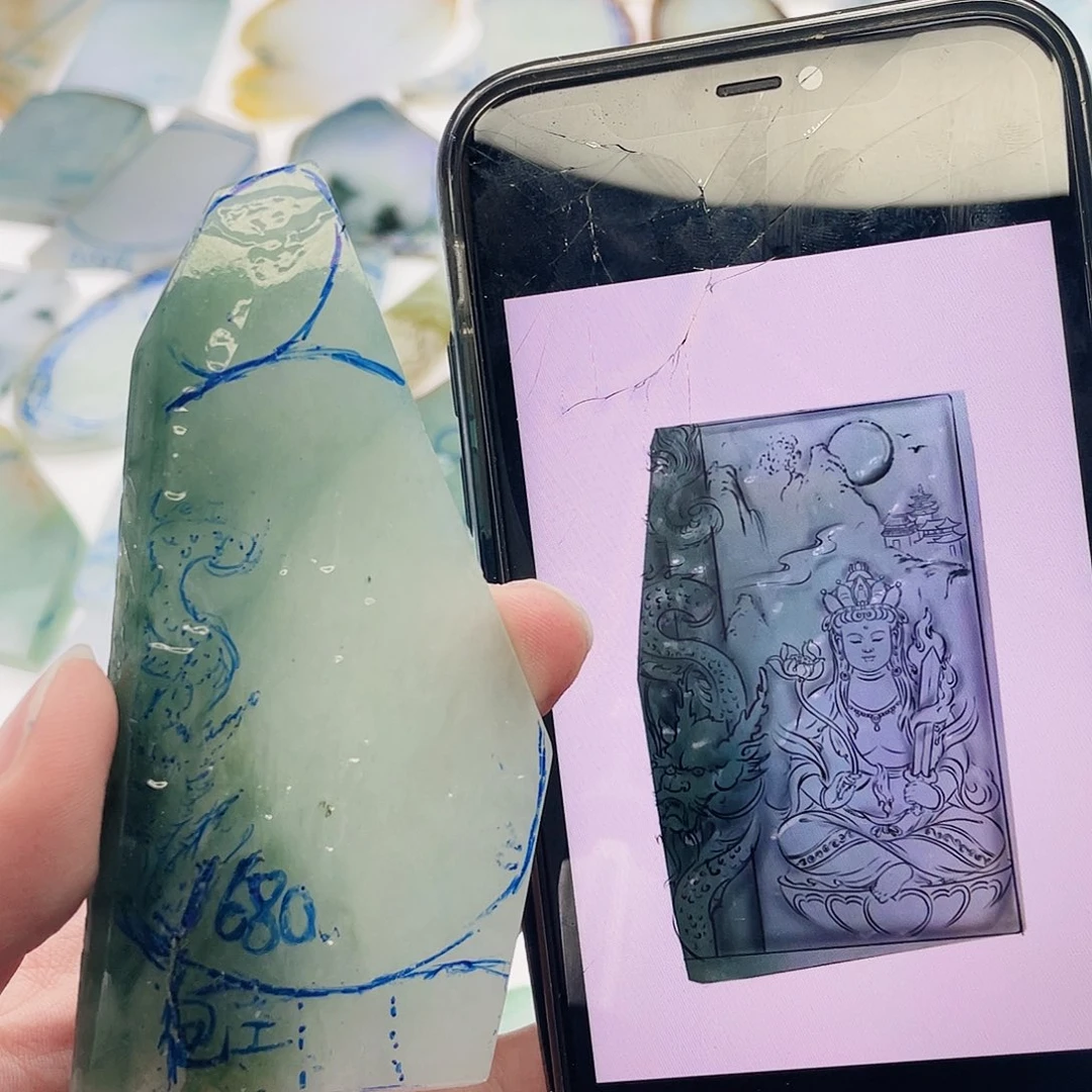 未镶嵌定制翡翠包工