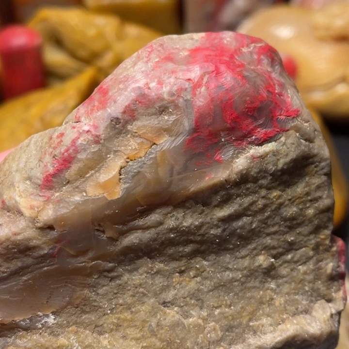 田黄石昌化鸡血石