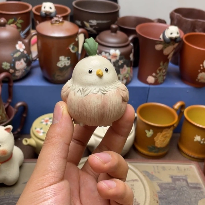 茶杯紫砂紫砂茶宠