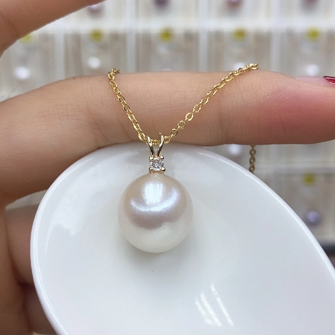 颈饰合金淡水珍珠