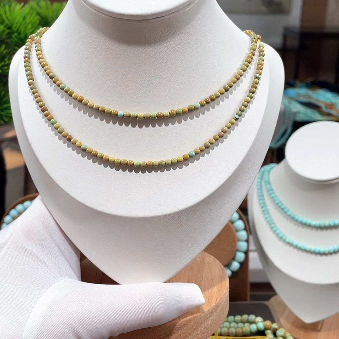 绿松石未镶嵌3➕小米珠多圈