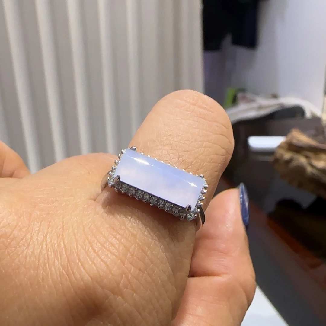 颈饰银S925镶嵌翡翠不***霍紫色无事