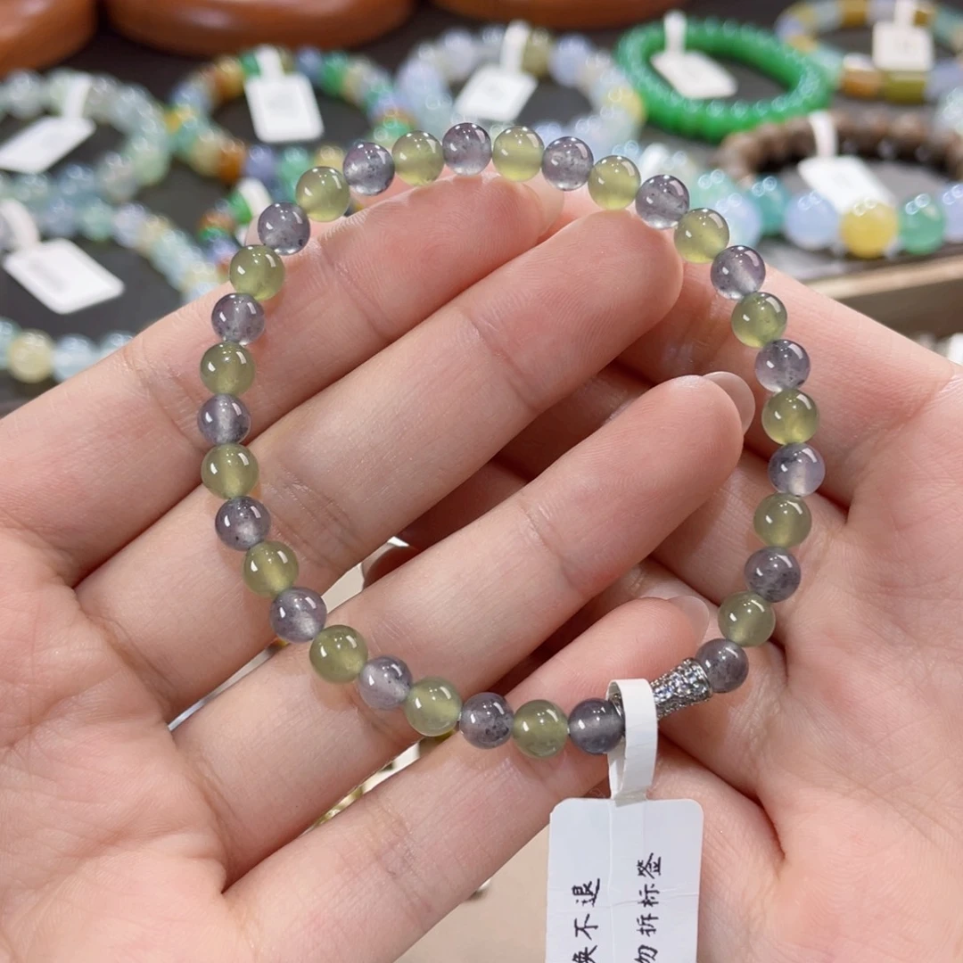 未镶嵌手链翡翠抹茶拿铁卡5.6
