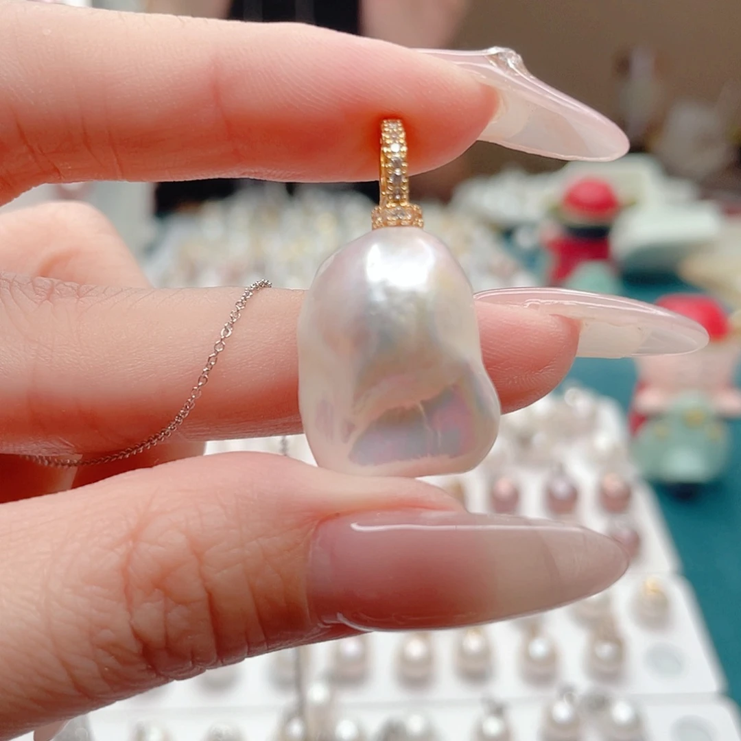 吊坠(赠链)合金淡水珍珠