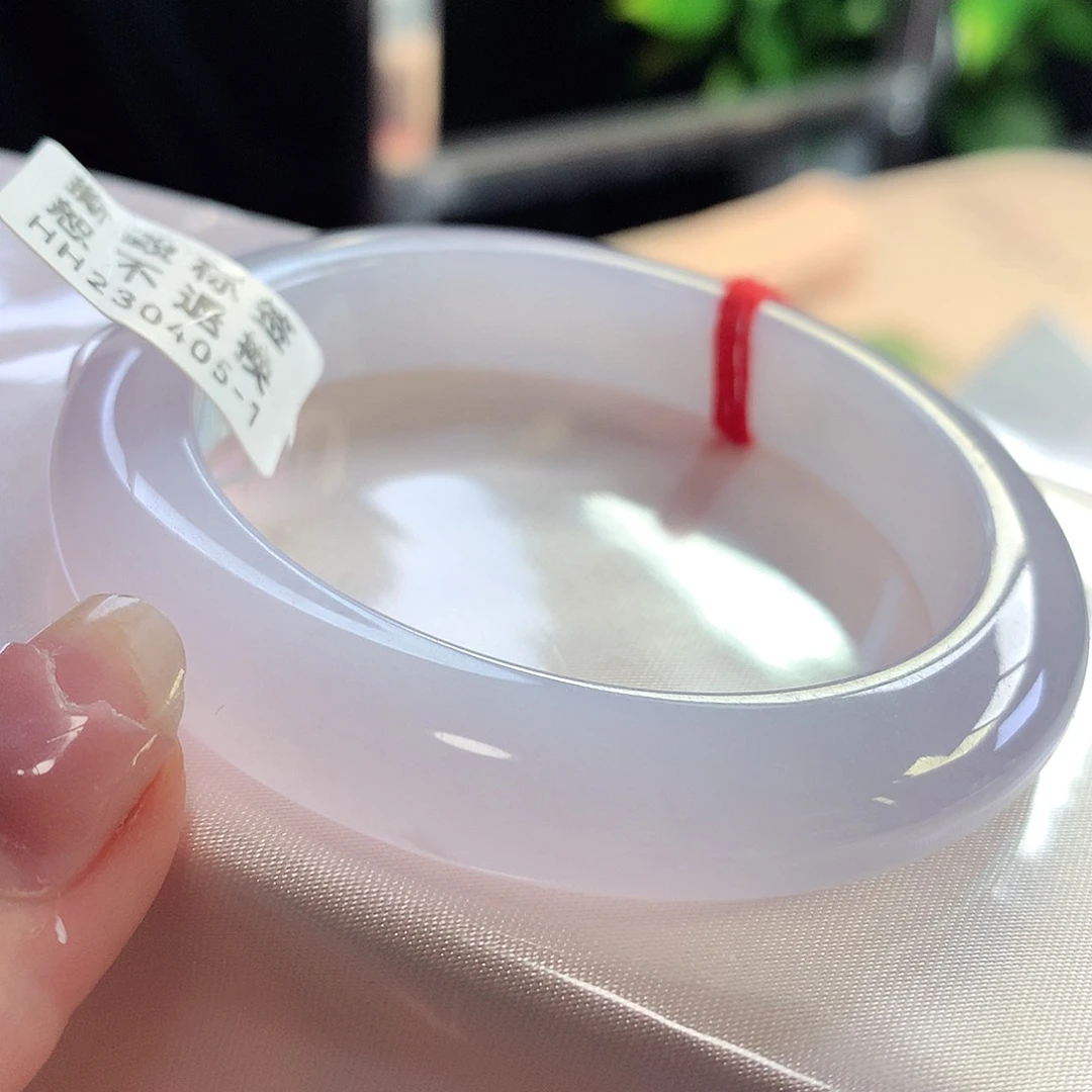 未镶嵌手镯翡翠天然A货翡翠54-55仙女下凡 泥鳅背